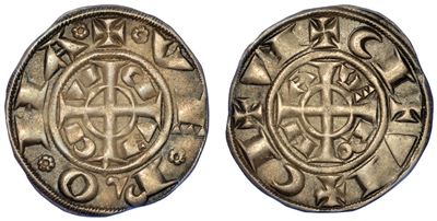 Verona. Comune, a Nome di Federico II, XII-XIV Secolo. Grosso da 20 Denari.