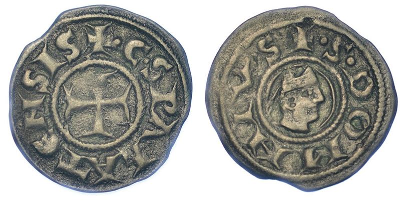 SPALATO. MONETAZIONE AUTONOMA, 1327-1357. Denaro.  - Auction Numismatics - I - Cambi Casa d'Aste