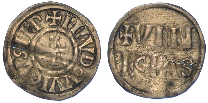VENEZIA. LUDOVICO I IL PIO, 814-840. Denaro.  - Asta Numismatica - I - Cambi Casa d'Aste