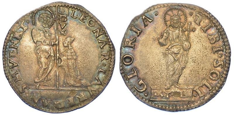 VENEZIA. LEONARDO LOREDAN, 1501-1521. Mocenigo o Lira.  - Auction Numismatics - I - Cambi Casa d'Aste