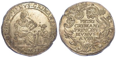 Venezia. Pietro Grimani, 1741-1752. Osella in Argento 1748/a. VIII.