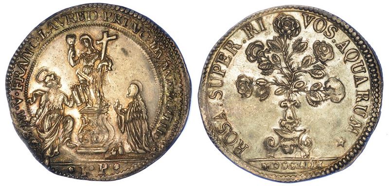 VENEZIA. FRANCESCO LOREDAN, 1752-1762. Osella in argento 1759/A. VIII.  - Asta Numismatica - I - Cambi Casa d'Aste