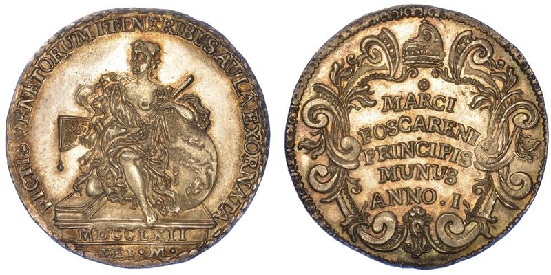 VENEZIA. MARCO FOSCARINI, 1762-1763. Osella 1762.  - Auction Numismatics - I - Cambi Casa d'Aste