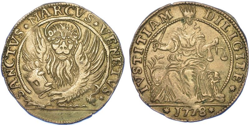 VENEZIA. MONETAZIONE ANONIMA PER LA CITTA’ DI VENEZIA E TUTTO IL DOMINIO. Lirazza da 30 soldi 1778.  - Auction Numismatics - I - Cambi Casa d'Aste
