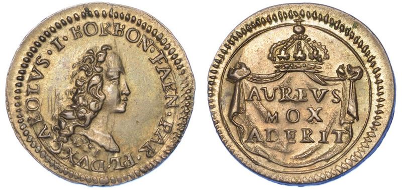 PARMA. CARLO I DI BORBONE, 1731-1737. Carlino 1731.  - Asta Numismatica - I - Cambi Casa d'Aste