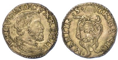 Reggio Emilia. Ercole II D'este, 1534-1559. Colombina.