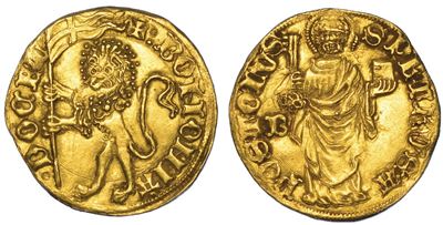 Bologna. Repubblica (monetazione Autonoma), 1376-1401. Bolognino D'oro.