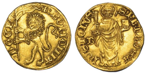 BOLOGNA. REPUBBLICA (MONETAZIONE AUTONOMA), 1376-1401. Bolognino d'oro.