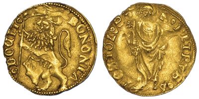 Bologna. Anonime dei Bentivoglio, 1446-1506. Bolognino D'oro.