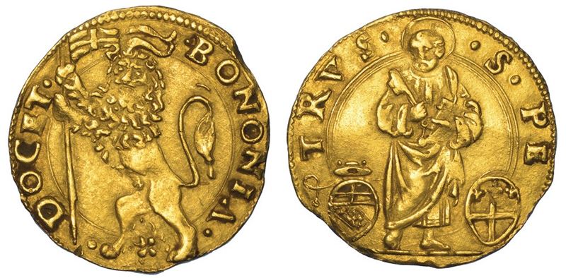 BOLOGNA. CLEMENTE VII, 1523-1534. Ducato papale.  - Asta Numismatica - I - Cambi Casa d'Aste