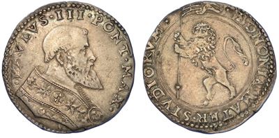Bologna. Paolo III, 1534-1549. Bianco.