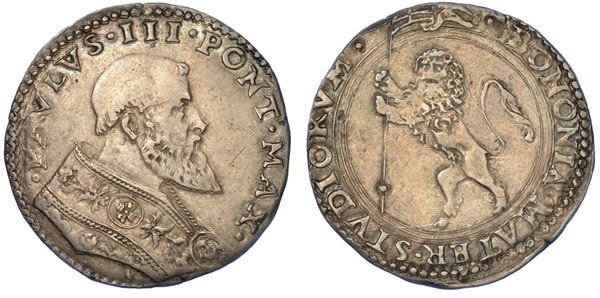 BOLOGNA. PAOLO III, 1534-1549. Bianco.