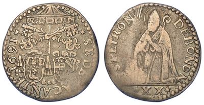 Bologna. Sede Vacante 1691. Lira 1691.