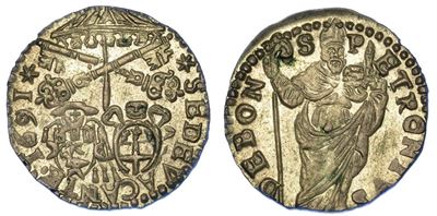 Bologna. Sede Vacante 1691 Muraiola 1691.