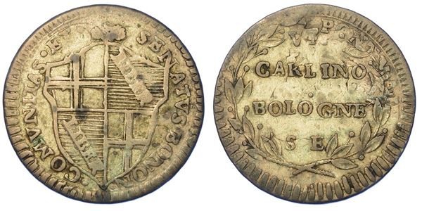BOLOGNA. GOVERNO POPOLARE, 1796-1797. Carlino (1796).
