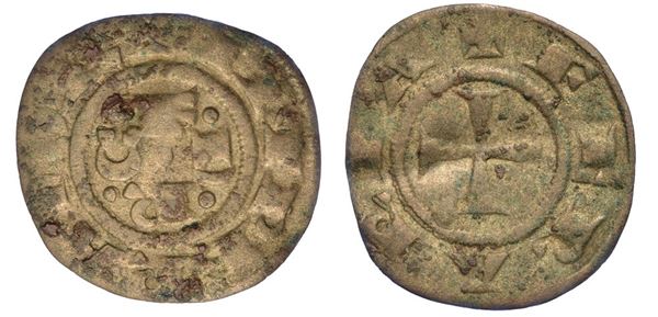 FERRARA. REPUBBLICA, A NOME DI FEDERICO, 1200-1344. Mezzo denaro.