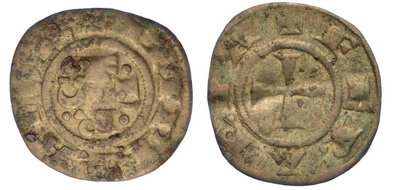 FERRARA. REPUBBLICA, A NOME DI FEDERICO, 1200-1344. Mezzo denaro.  - Auction Numismatics - I - Cambi Casa d'Aste