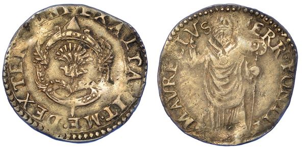 FERRARA. ALFONSO II D'ESTE, 1559-1597. Diamante.