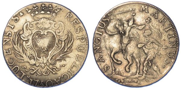 LUCCA. REPUBBLICA, 1369-1799. Scudo 1750.