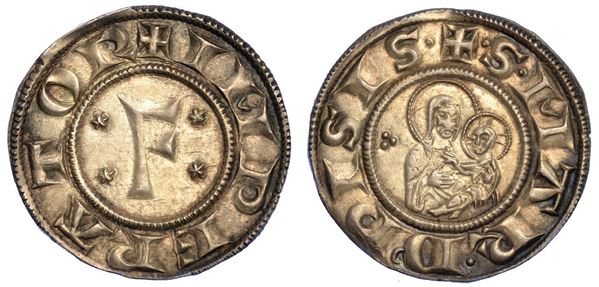 PISA. REPUBBLICA, A NOME DI FEDERICO I, 1155-1312. Grosso da 12 Denari, anni 1220-1250.