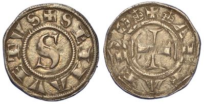 Siena. Repubblica, 1180-1390. Grosso, Anni 1318-1325.