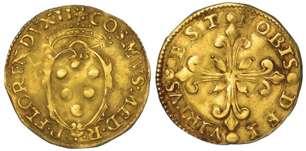 FIRENZE. COSIMO I DE' MEDICI, 1536-1574 (II periodo: Duca della Repubblica fiorentina, 1537-1557). Scudo d'oro del sole.