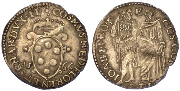 FIRENZE. COSIMO I DE' MEDICI, 1537-1574. Giulio 1566.