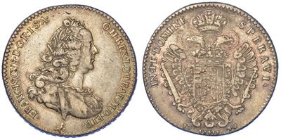 Firenze. Francesco II (III) di Lorena, 1737-1765. Francescone 1748.