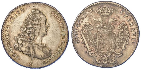 FIRENZE. FRANCESCO  II (III) DI LORENA, 1737-1765. Francescone 1748.