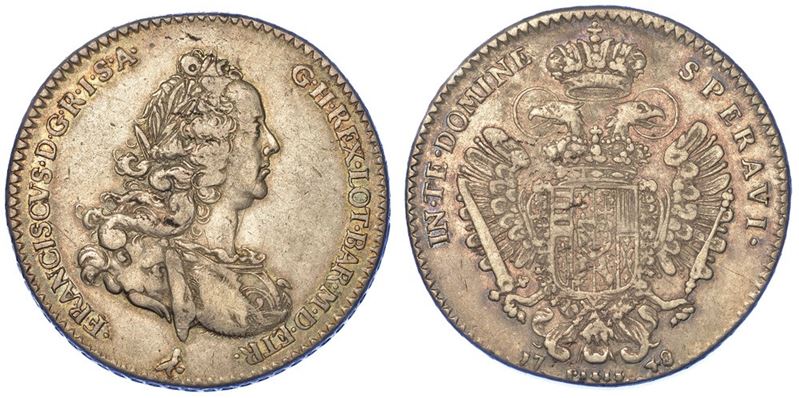 FIRENZE. FRANCESCO  II (III) DI LORENA, 1737-1765. Francescone 1748.  - Asta Numismatica - I - Cambi Casa d'Aste