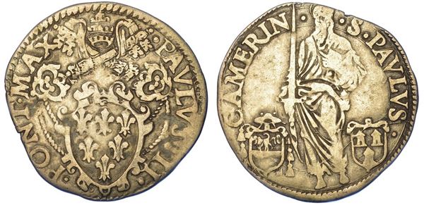 CAMERINO. PAOLO III, 1534-1549. Giulio.