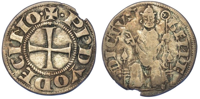 MACERATA. BENEDETTO XII, 1334-1342. Grosso.  - Auction Numismatics - I - Cambi Casa d'Aste