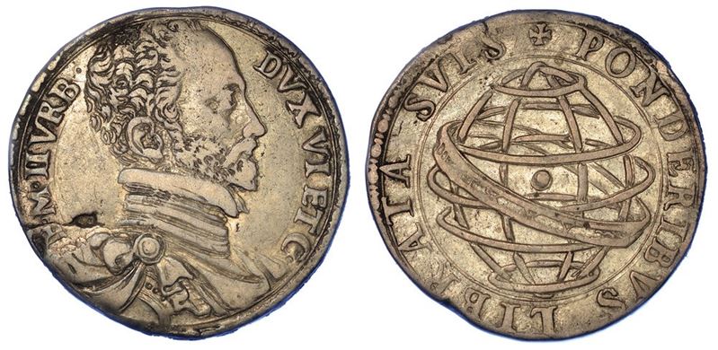 URBINO. FRANCESCO II MARIA DELLA ROVERE, 1574-1624. Testone.  - Auction Numismatics - I - Cambi Casa d'Aste