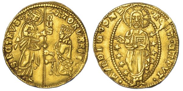ROMA. SENATO ROMANO, 1184-1447. Ducato (monetazione dei sec. XIV-XV).