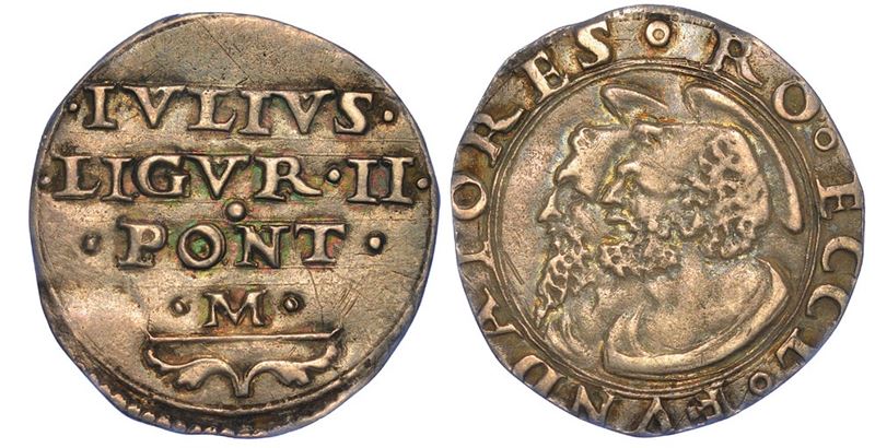 ROMA. GIULIO II, 1503-1513. Terzo di Giulio.  - Auction Numismatics - I - Cambi Casa d'Aste