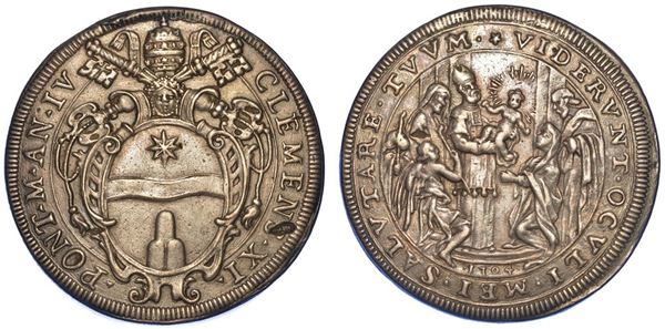ROMA. CLEMENTE XI, 1700-1721. Piastra 1704/A. IV.