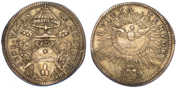 ROMA. SEDE VACANTE 1724. Giulio 1724.