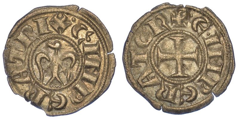 BRINDISI. ENRICO VI, 1194-1197. Denaro.  - Auction Numismatics - I - Cambi Casa d'Aste