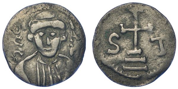 NAPOLI. STEFANO II, 755-800. Mezzo follis.