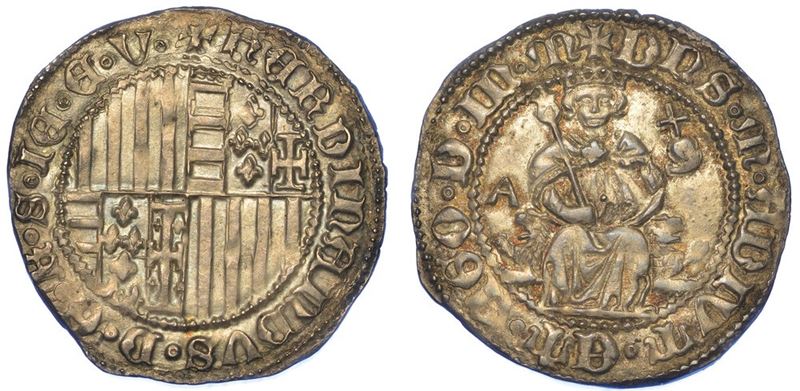 NAPOLI. FERDINANDO I D'ARAGONA, 1458-1494. Carlino.  - Asta Numismatica - I - Cambi Casa d'Aste