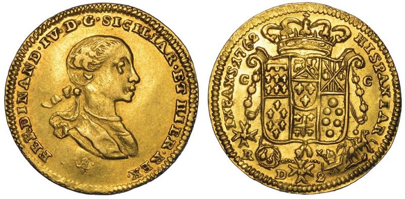 NAPOLI. FERDINANDO IV DI BORBONE, 1759-1816. 2 ducati 1762.  - Asta Numismatica - I - Cambi Casa d'Aste