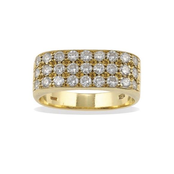Diamond and gold ring  - Auction Jewels - Cambi Casa d'Aste