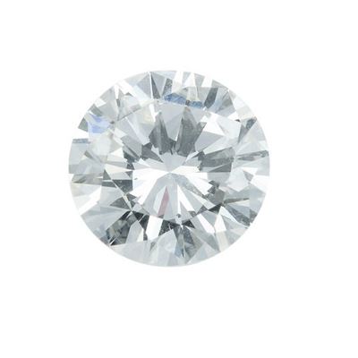 Diamante Taglio Rotondo a Brillante per Ct 1.51, Colore I, Caratteristiche Interne Vs2, Fluoresce...