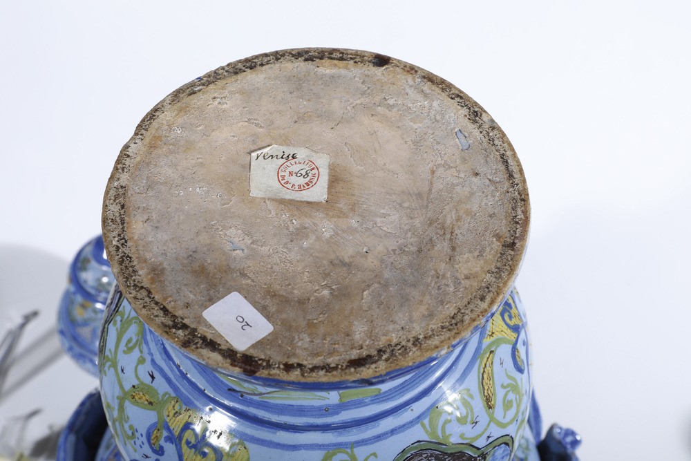 Importante Vaso da Pompapavia, Manifattura Berzio-rinaldi, 1726-1737