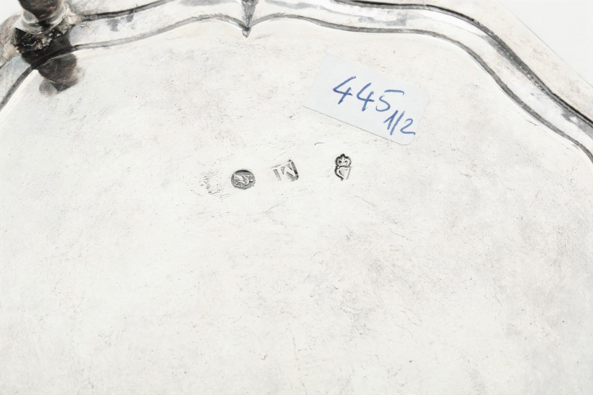 Coppia di Salver. Dublino XVIII Secolo