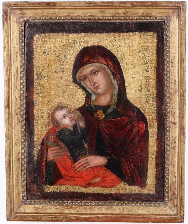 Caterino di Marco detto Catarino Veneziano - Madonna con bambino