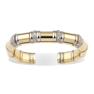Bracciale Rigido con Diamanti