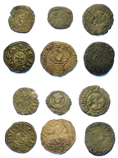 Asti e Carmagnola. Lotto di Sei Monete.