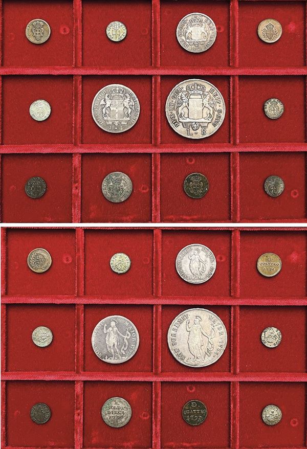 GENOVA - DOGI BIENNALI/XVIII SECOLO. Lotto di dodici monete.