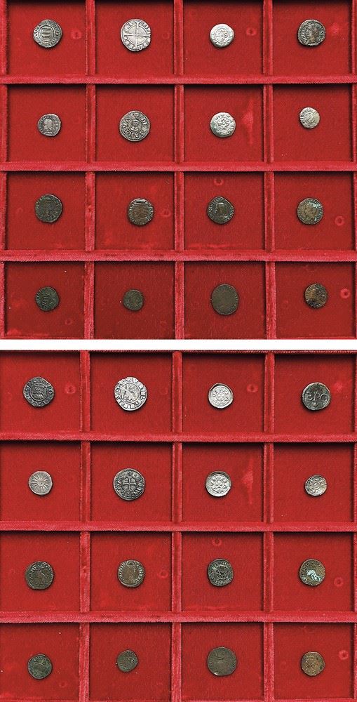 MANTOVA - XII/XVI SECOLO. Lotto di sedici monete.  - Auction Numismatics - I - Cambi Casa d'Aste